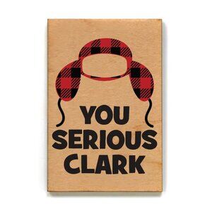 ($7) Christmas Vacation Wood Magnet - Clark